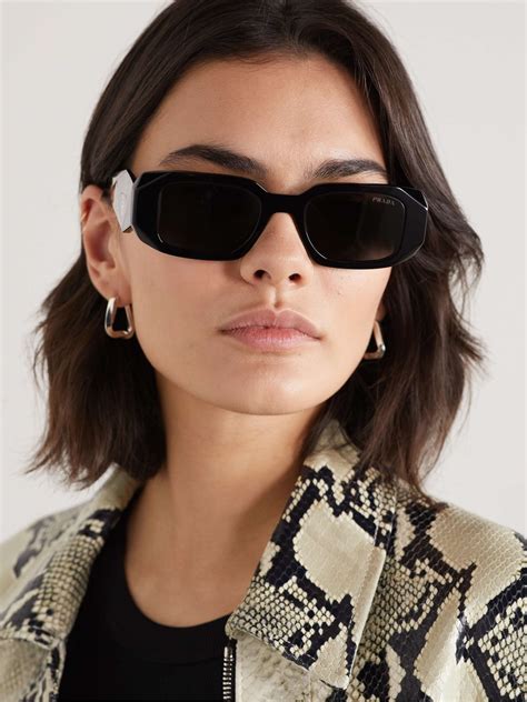 prada wrap around sunglasses|prada sunglasses square frames.